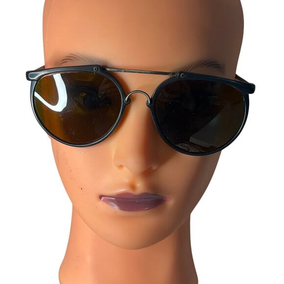 Eagle Eyes Sunglasses w/ US Optics in Original Silver-Tone Logo Case - Picture 2 of 9